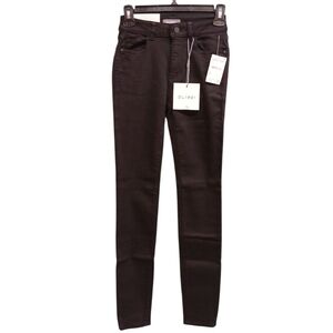 DL1961 NWT Florence Instasculpt Skinny Solid Black Jeans Nordstrom Size 24